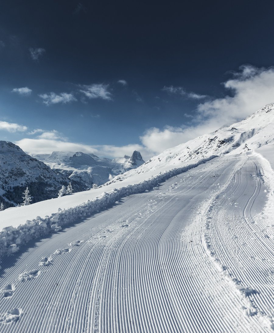 Kurzes Schneevergnügen 